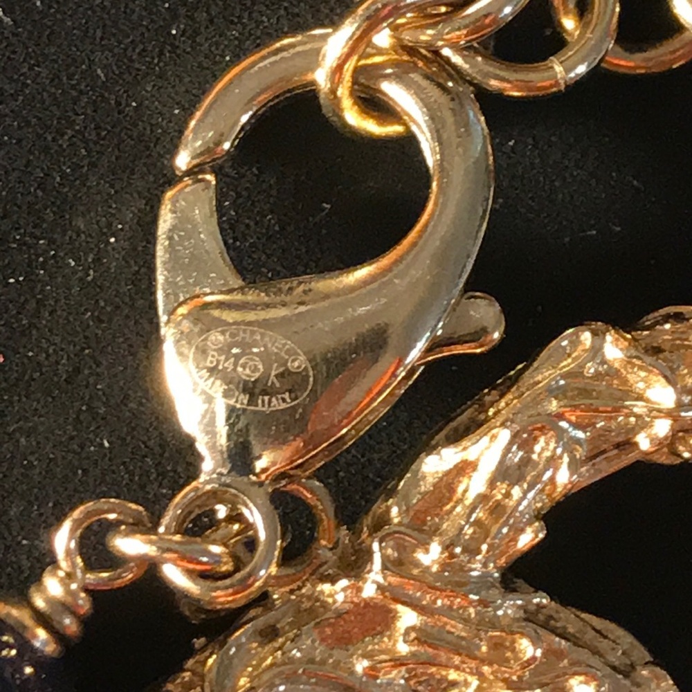 Authentic Chanel Crystal & Faux Pearl Bracelet - Picture 7 of 11